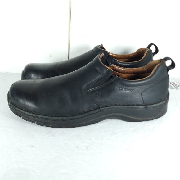 Red Wings Men\'s 6700 US10,5B Black Leather Steel Toe Slip-On Work Shoes main image 6